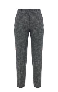 Серые брюки чиносы с контрастным принтом Hugo Boss