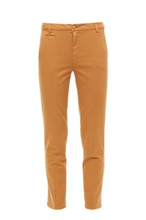 Укороченные брюки чиносы коричневого цвета United Colors of Benetton