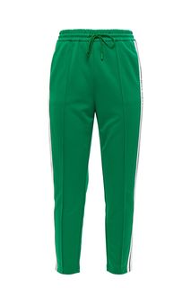 Зеленые брюки джоггеры с лампасами Miss Sixty