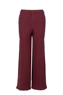 Трикотажные брюки бордового цвета Ichi