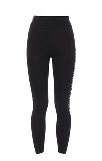 Черные леггинсы с широким поясом Dkny