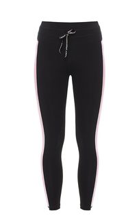 Черные леггинсы в спортивном стиле Dkny