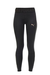 Черные леггинсы в спортивном стиле Puma