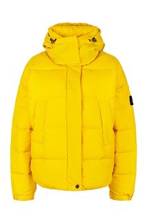 Желтая куртка с капюшоном Lee