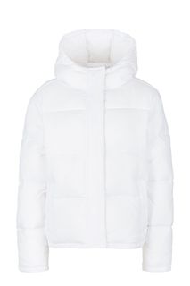 Белая куртка с монограммой бренда Calvin Klein Jeans