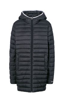 Черная демисезонная куртка с капюшоном Calvin Klein Jeans