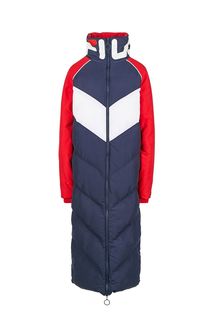 Синяя удлиненная куртка Fila