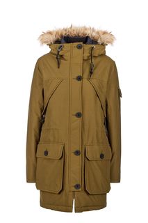 Парка цвета хаки с карманами Penfield