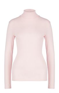 Хлопковая водолазка розового цвета United Colors of Benetton