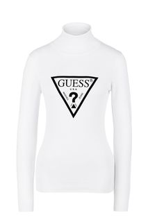 Водолазка из вискозы с принтом Guess