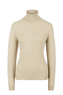 Бежевая шерстяная водолазка United Colors of Benetton