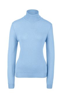 Синяя шерстяная водолазка United Colors of Benetton