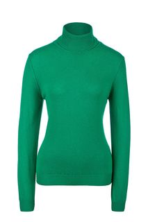 Зеленая шерстяная водолазка United Colors of Benetton