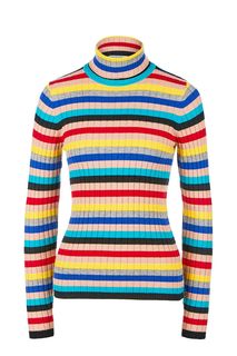 Разноцветная трикотажная водолазка Pennyblack