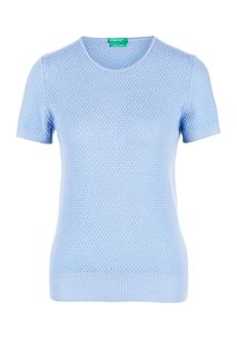 Джемпер из шерсти фактурной вязки United Colors of Benetton