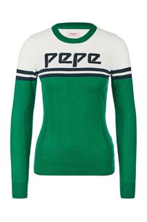Джемпер из хлопка с логотипом бренда Pepe Jeans