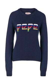 Хлопковый джемпер синего цвета Pepe Jeans