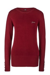 Джемпер из вискозы с круглым вырезом Guess