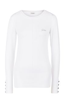 Джемпер из вискозы с круглым вырезом Guess