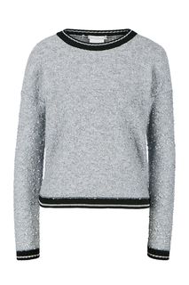 Серебристый трикотажный джемпер Pennyblack