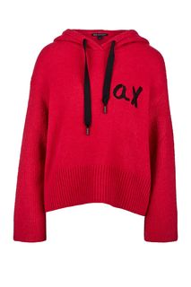 Красный джемпер с капюшоном Armani Exchange