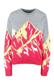 Полушерстяной свитер свободного кроя Erma