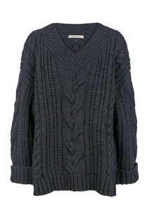 Серый свитер крупной вязки Victoria Kuksina