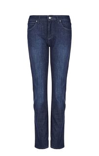 Джинсы синего цвета Straight Wrangler