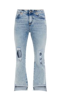 Рваные расклешенные джинсы United Colors of Benetton