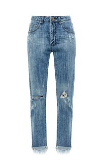 Джинсы с необработанным краем High Waist Awesome Baggies One Teaspoon