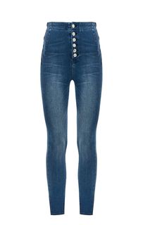 Джинсы скинни с высокой посадкой Bonny Guess