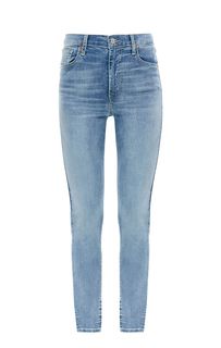 Синие джинсы с заломами Mile High Super Skinny Levis®