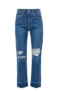Рваные джинсы с необработанным краем 501® Original Levis®