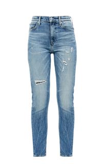 Рваные джинсы с высокой посадкой CKJ 020 Calvin Klein Jeans