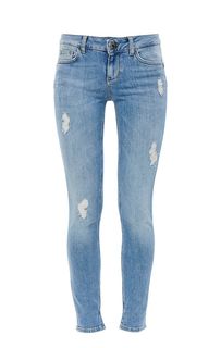 Рваные джинсы зауженного кроя Bottom Up Fabulous Liu Jo