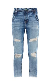 Рваные джинсы бойфренд с низкой посадкой Hazel Pepe Jeans
