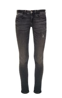 Серые джинсы скинни с низкой посадкой Jegging Guess