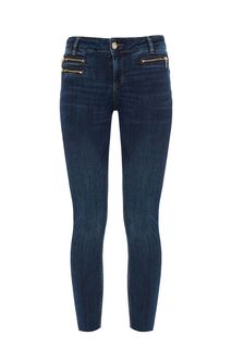 Укороченные синие джинсы зауженного кроя Bottom Up Charming Liu Jo