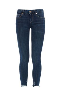 Зауженные синие джинсы с необработанным краем Bottom Up Ideal Liu Jo