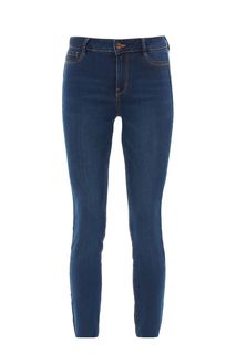 Синие джинсы скинни с контрастной строчкой Nela Tom Tailor Denim