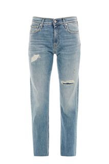 Джинсы с заломами и потертостями CKJ 061 Calvin Klein Jeans