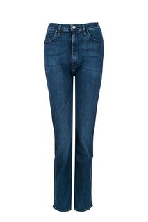 Джинсы синего цвета Straight Plus Wrangler