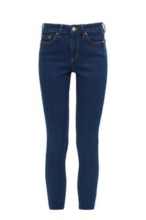 Укороченные синие джинсы скинни Nela Tom Tailor Denim