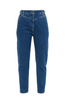 Синие зауженные джинсы Lacoste