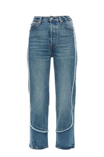 Синие джинсы Ribcage Straight Ankle Levis®
