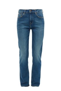 Прямые синие джинсы с высокой талией Mary Pepe Jeans
