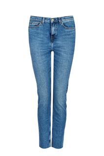 Зауженные синие джинсы с необработанным краем Izzy Tommy Jeans