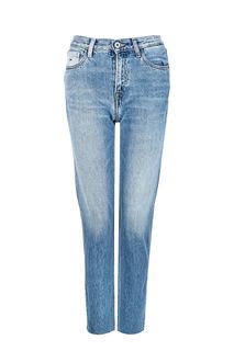 Зауженные синие джинсы с необработанным краем Izzy Tommy Jeans