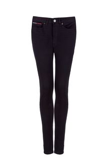 Черные джинсы скинни с высокой талией TJ 2008 Tommy Jeans