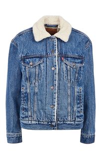 Утепленная джинсовая куртка Ex-Bf Sherpa Trucker Levis®